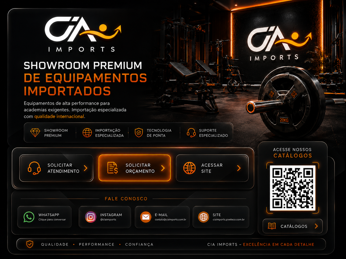 Cartão digital CIA IMPORTS